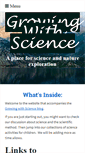 Mobile Screenshot of growingwithscience.com