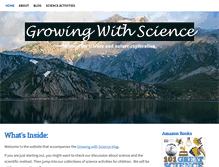 Tablet Screenshot of growingwithscience.com